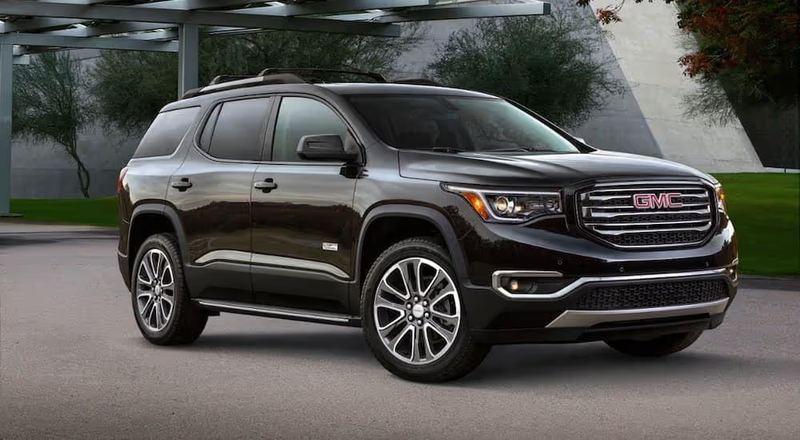 Dark seven-seat SUV